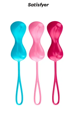 Set de 3 boules de Geisha Power Balls – Satisfyer - 94edenstreet.com - sexshop en ligne