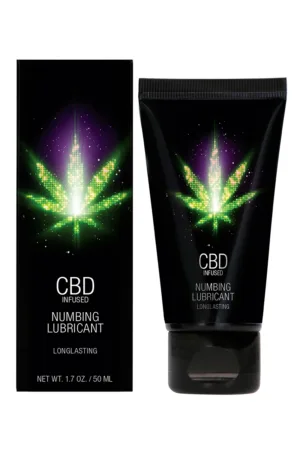 Lubrifiant retardant eau et CBD 50ml - 94edenstreet.com - sexshop en ligne