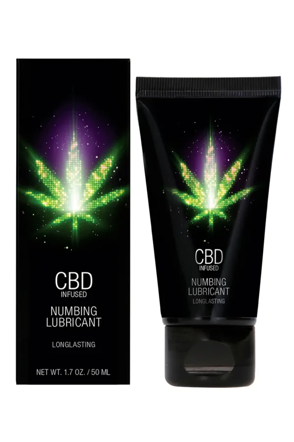 Lubrifiant retardant eau et CBD 50ml - 94edenstreet.com - sexshop en ligne