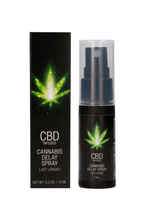 Spray retardant CBD Cannabis 15ml - 94edenstreet.com - sexshop en ligne