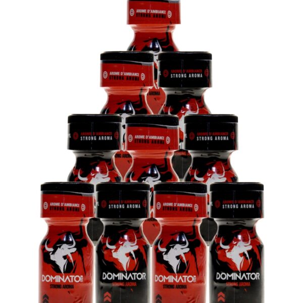 Pack 10 poppers Dominator 10ml