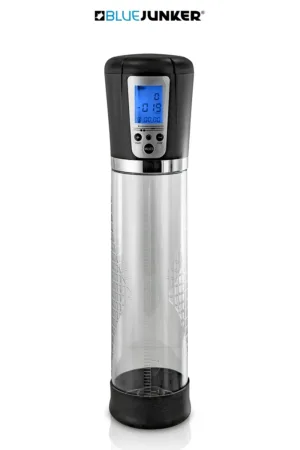 Pompe à pénis numérique et écran LCD – Blue Junker - 94edenstreet.com - sexshop en ligne