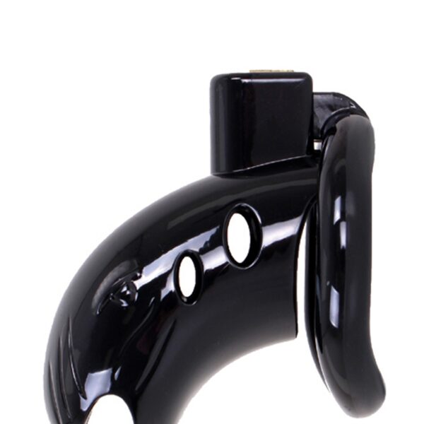 Cage de chasteté ABS noire – Malesation