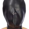 Cagoule BDSM fermée simili cuir – Fetish Tentation - 94edenstreet.com - sexshop en ligne