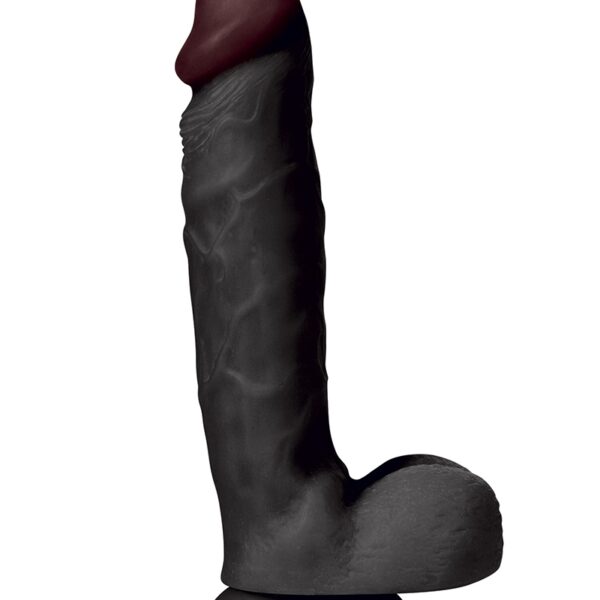 Gode réaliste The Intense Black 24 x 5 cm – Captain Red