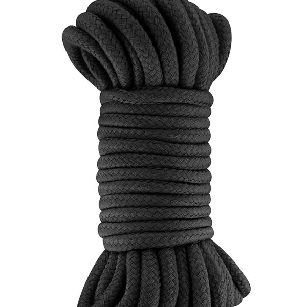 Corde de bondage noire 10m – Sweet Caress