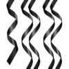 5 liens satin noir – Sweet Caress - 94edenstreet.com - sexshop en ligne