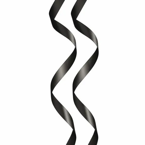 2 liens BDSM satin noir – Sweet Caress