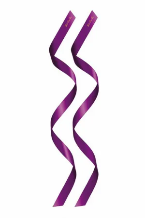 2 liens BDSM satin pourpre – Sweet Caress - 94edenstreet.com - sexshop en ligne