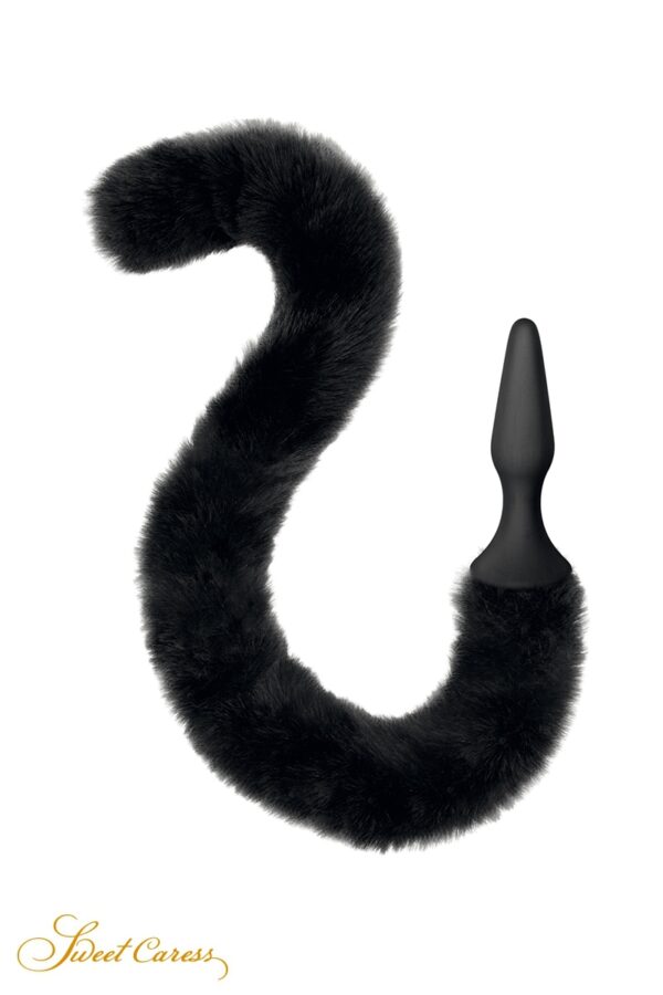 Plug noir queue de chat – Sweet Caress - 94edenstreet.com - sexshop en ligne