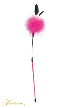 Plumeau à caresses rose – Sweet Caress - 94edenstreet.com - sexshop en ligne