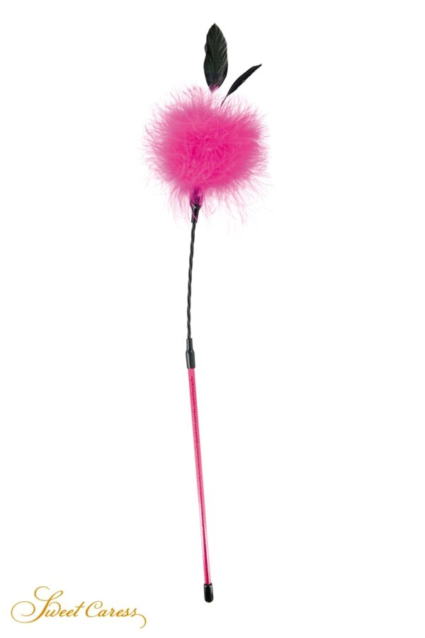 Plumeau à caresses rose – Sweet Caress - 94edenstreet.com - sexshop en ligne