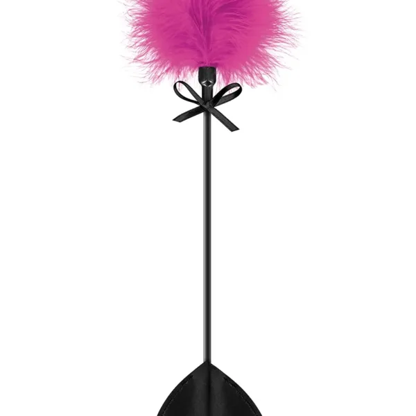 Tapette coeur avec pompon fuchsia – Sweet Caress