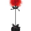Tapette pique avec pompon rouge – Sweet Caress - 94edenstreet.com - sexshop en ligne