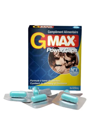 G-Max Power Caps Homme (5 gélules) - 94edenstreet.com - sexshop en ligne