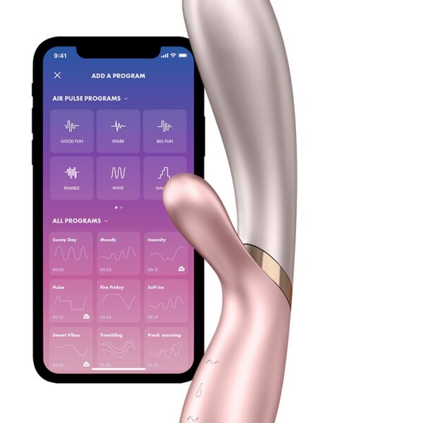 Rabbit chauffant Hot Lover rose – Satisfyer