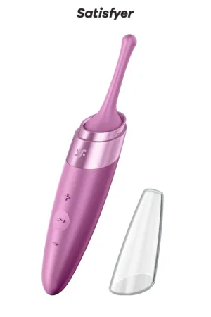 Stimulateur Twirling Delight Framboise – Satisfyer - 94edenstreet.com - sexshop en ligne