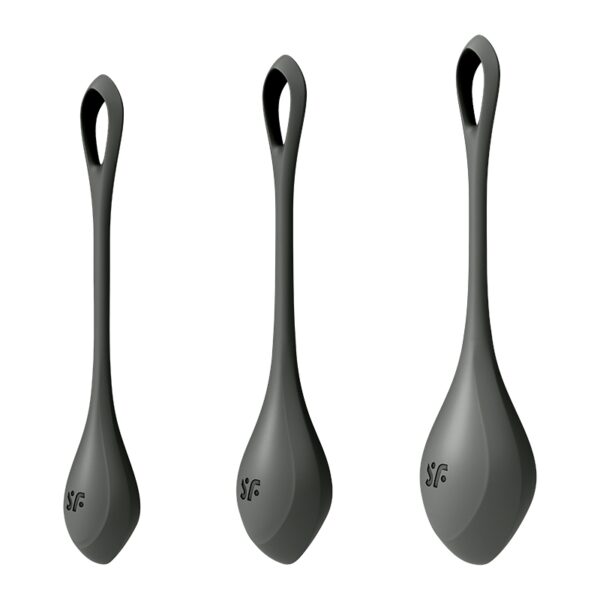 Kit d’entrainement pelvien Yoni Power 2 noir – Satisfyer