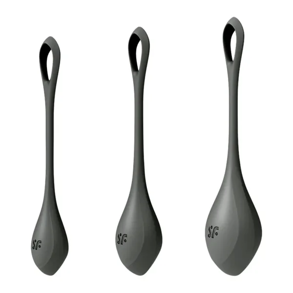 Kit d’entrainement pelvien Yoni Power 2 noir – Satisfyer