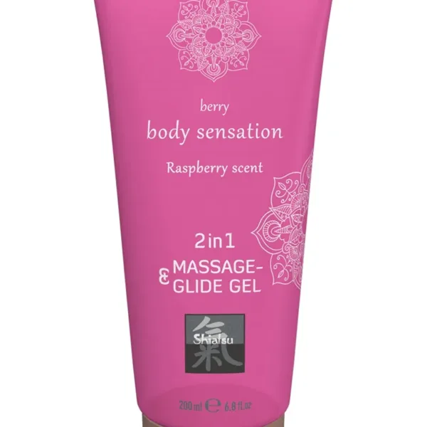 Lubrifiant & Massage parfum Framboise 200ml – Shiatsu