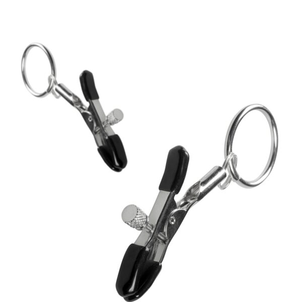 Pinces à tétons avec anneau – Easytoys Fetish Collection
