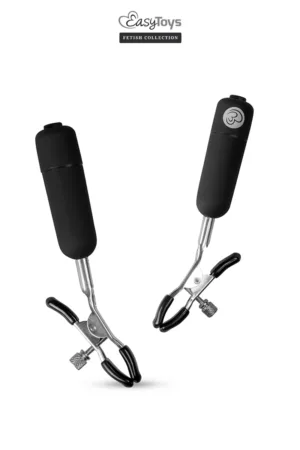 Pinces à tétons vibrantes – Easytoys Fetish Collection - 94edenstreet.com - sexshop en ligne