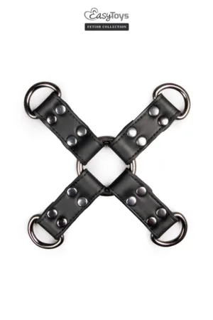 Croix en cuir Hog Tie – Easytoys Fetish Collection - 94edenstreet.com - sexshop en ligne