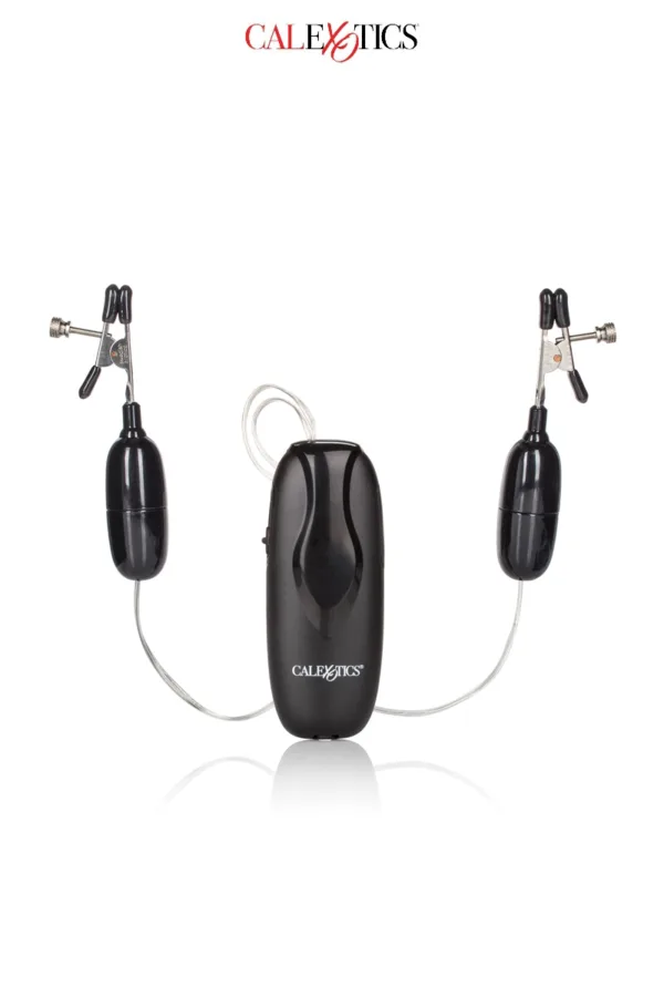 Pinces à seins vibrantes – calexotics - 94edenstreet.com - sexshop en ligne