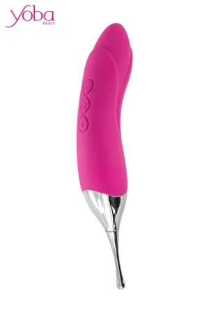 Double stimulateur Accuracy fuchsia – Yoba - 94edenstreet.com - sexshop en ligne