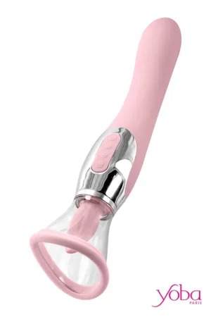 Stimulateur 4 en 1 Harmony rose – Yoba - 94edenstreet.com - sexshop en ligne