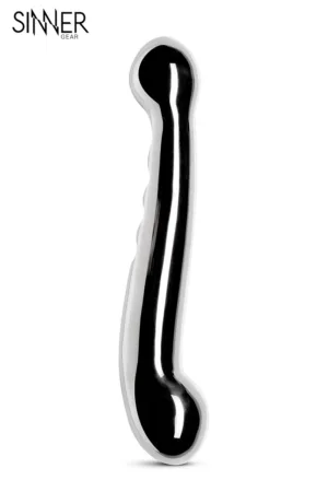 Double dong métal Elegant Dildo – Sinner Gear - 94edenstreet.com - sexshop en ligne