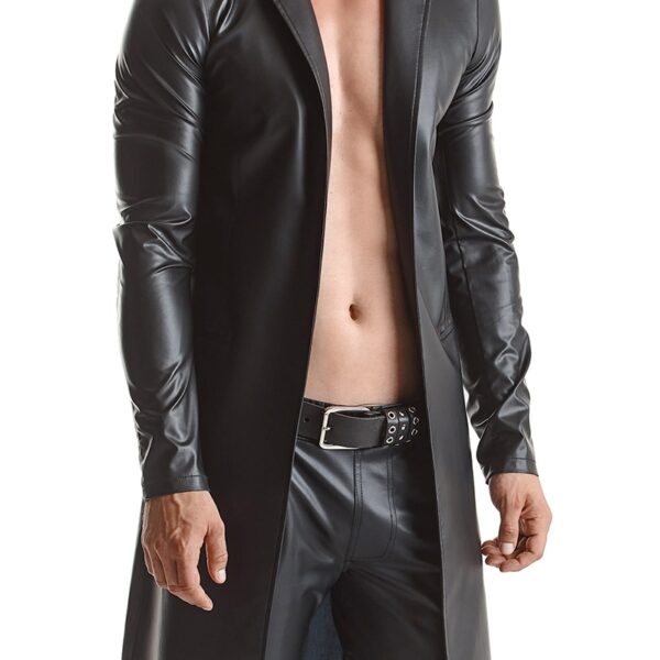 Manteau long wetlook Sergio – Regnes