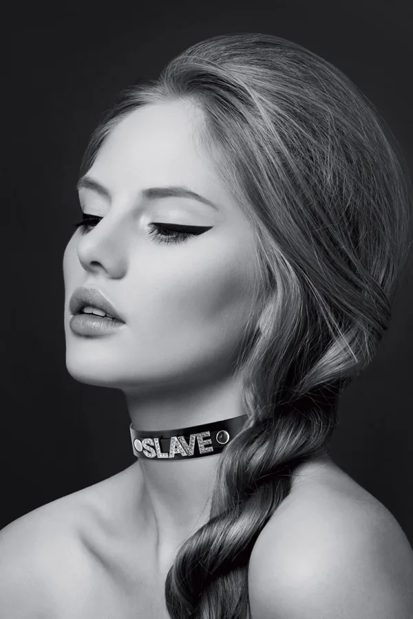 Collier strass SLAVE – Bijoux Pour Toi - 94edenstreet.com - sexshop en ligne