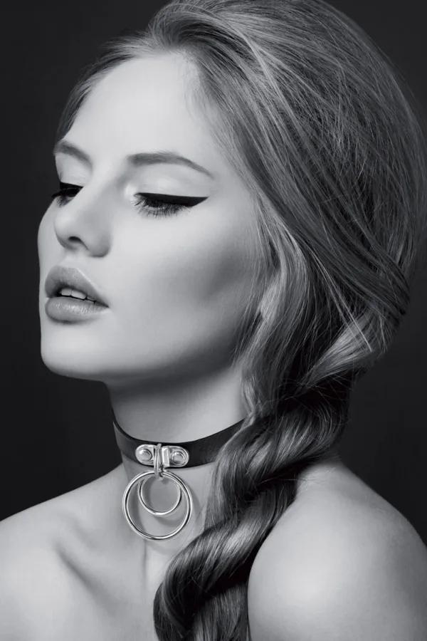 Collier Fetish avec double anneau – Bijoux pour Toi - 94edenstreet.com - sexshop en ligne