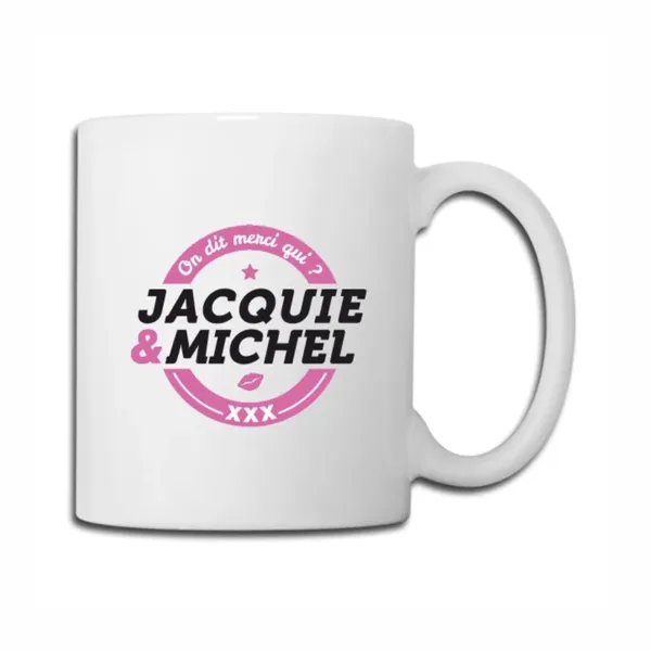 Mug blanc J&M – logo rond