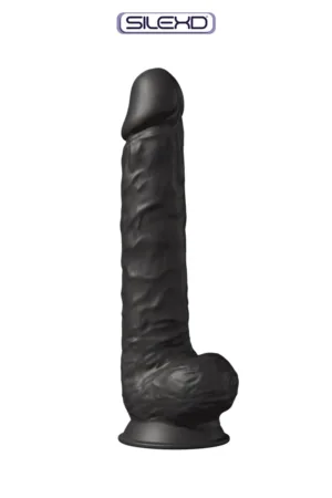 Gode XXL double densité Noir 38 x 7 cm – SilexD - 94edenstreet.com - sexshop en ligne