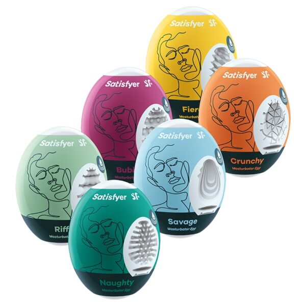 Pack de 6 Satisfyer Eggs assortis