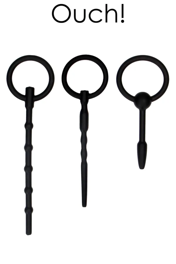 Set de 3 sondes urétrales – Ouch! - 94edenstreet.com - sexshop en ligne
