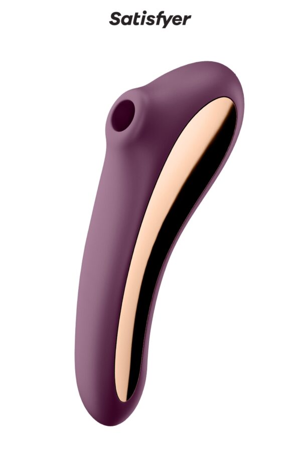 Stimulateur Dual Kiss bordeaux – Satisfyer - 94edenstreet.com - sexshop en ligne