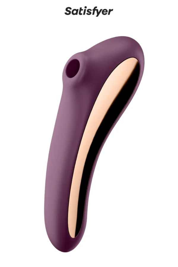 Stimulateur Dual Kiss bordeaux – Satisfyer - 94edenstreet.com - sexshop en ligne