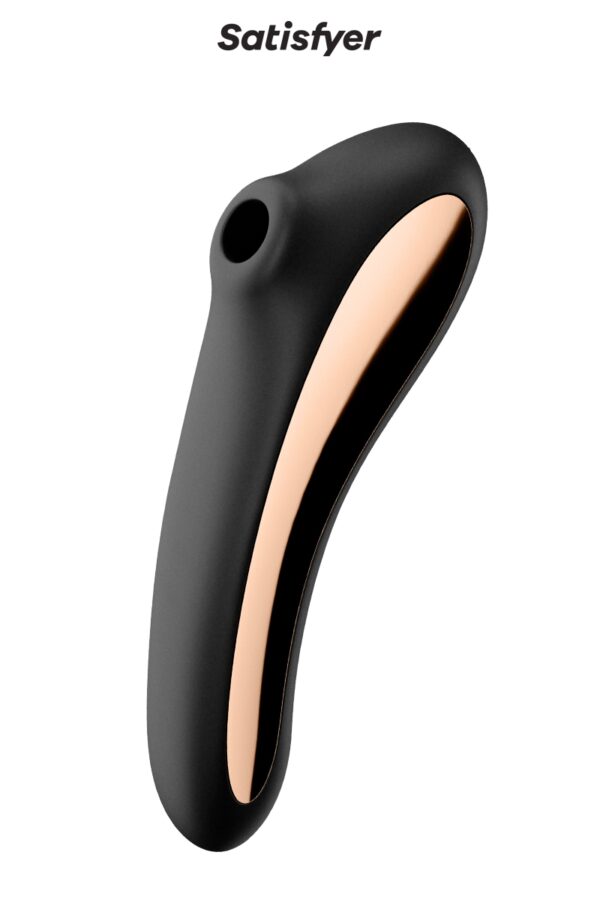 Stimulateur Dual Kiss noir – Satisfyer - 94edenstreet.com - sexshop en ligne