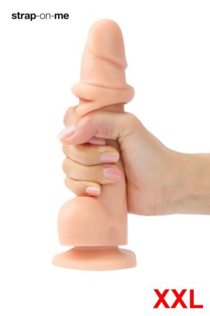 Gode double densité sliding skin XXL – Strap On Me - 94edenstreet.com - sexshop en ligne