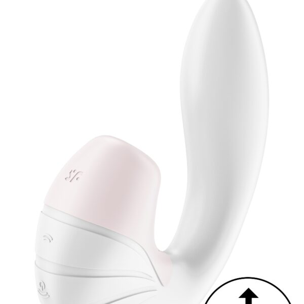 Double stimulateur Supernova blanc – Satisfyer