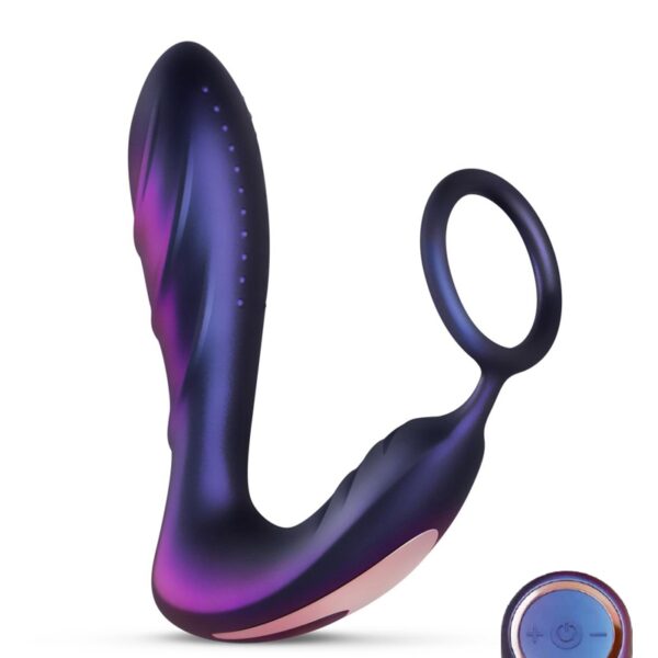 Plug vibrant et cockring Black Hole – Hueman