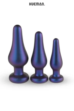 Kit 3 plugs anal Comet – Hueman - 94edenstreet.com - sexshop en ligne
