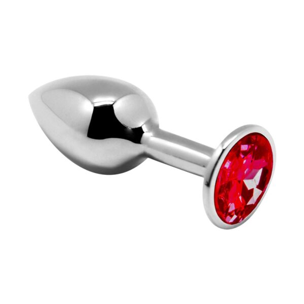 Plug métal bijou rouge L – Alive