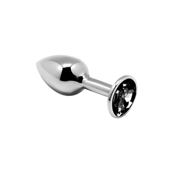 Plug métal bijou noir S – Alive