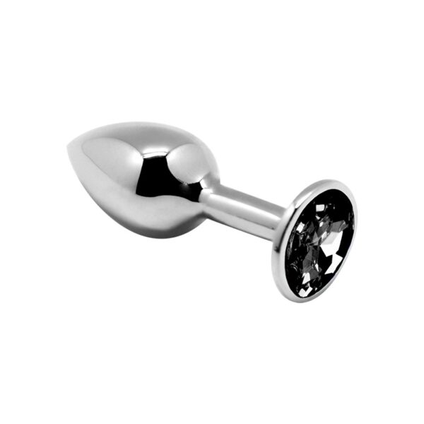 Plug métal bijou noir M – Alive