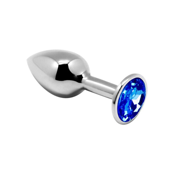 Plug métal bijou bleu M – Alive