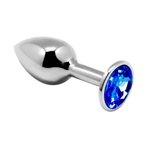 Plug métal bijou bleu L – Alive